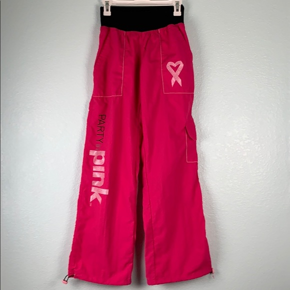Zumba Fitness Pants - *SOLD* Pink Breast Cancer Dance Workout Pants 22PE